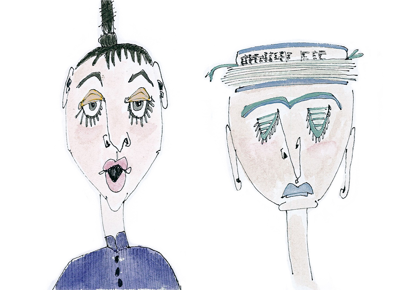 Mr-Camus-and-plait-lady
