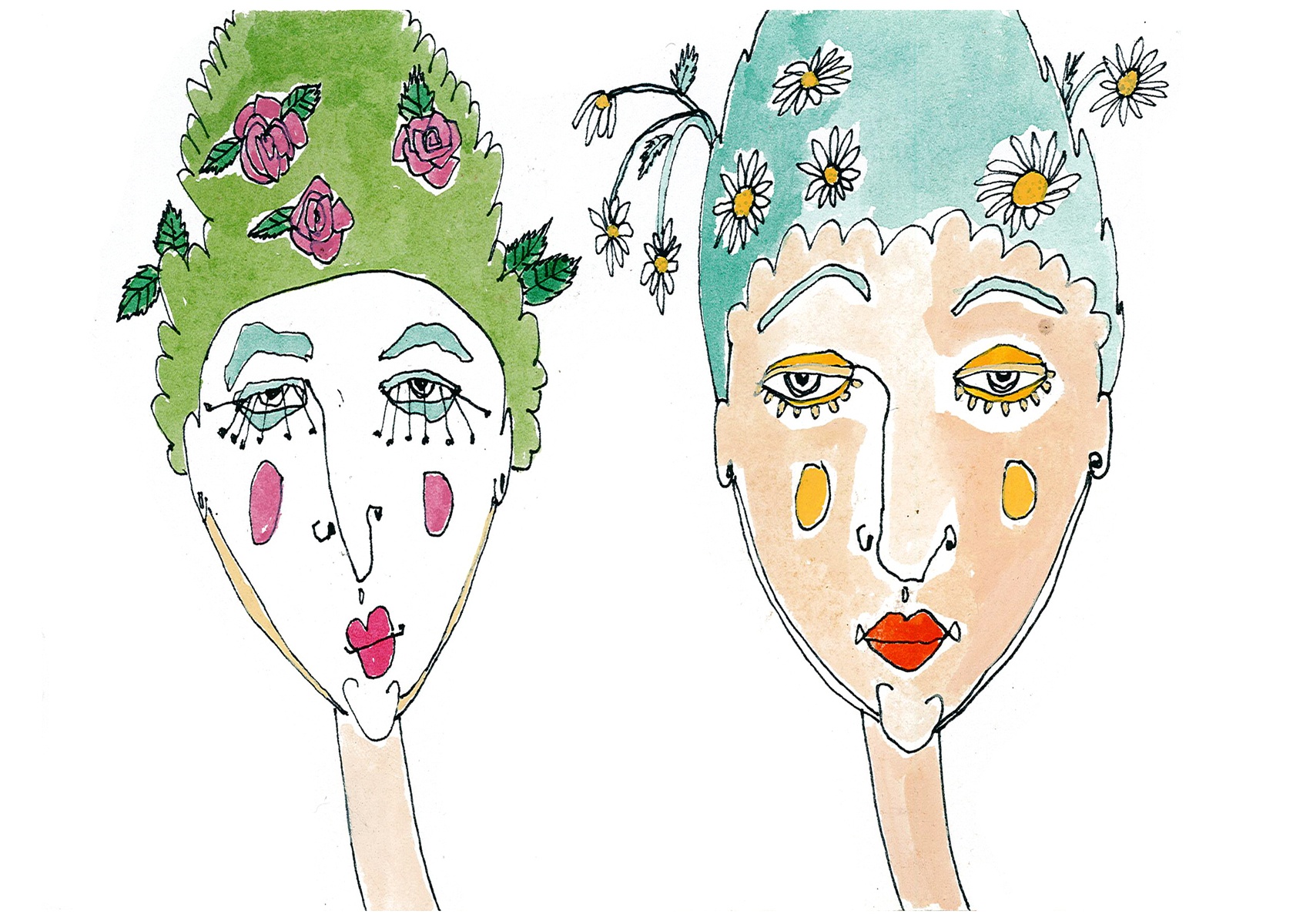 Marie-A-and-daisy-man