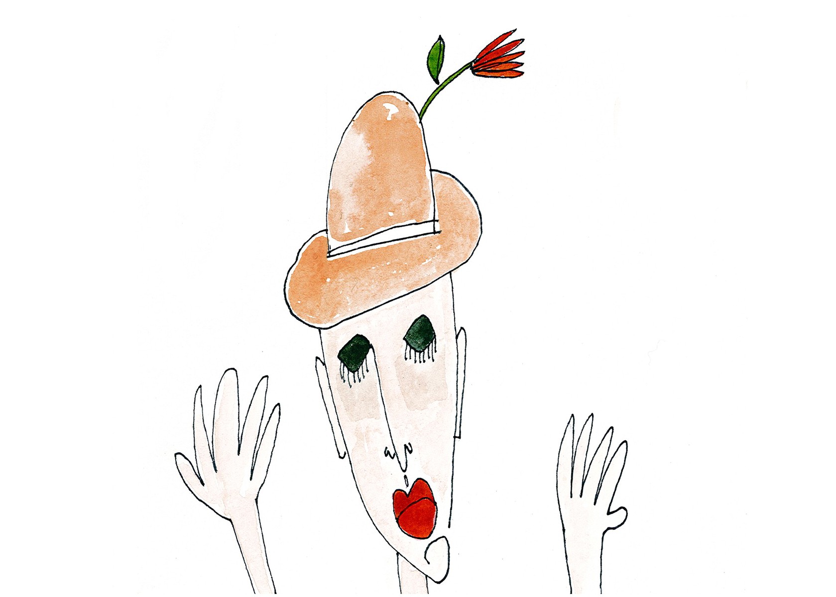 Redflower-hat
