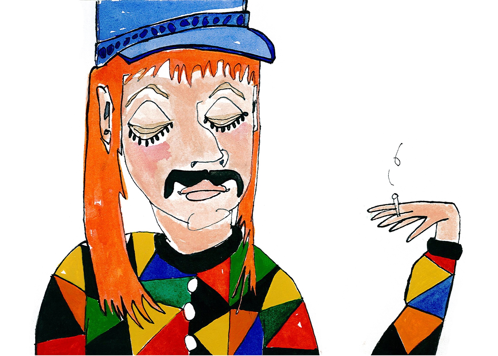 Zoe-and-moustache